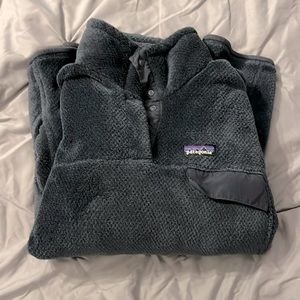 Patagonia re-tool half snap fleece pullover XL dark blue